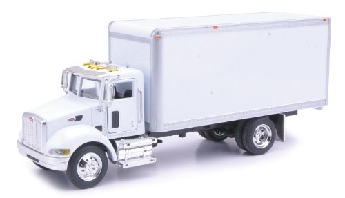 Newray 1:43 Utility Peterbilt 335 BOX Truck White