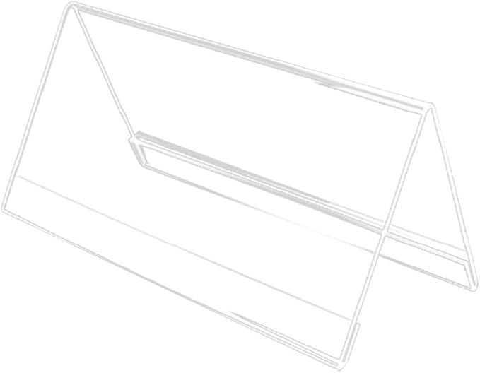 Amazon.co.jp： NUOLUX ネームプレート カード立て アクリル 三角 会議席札 名札プレート 5個セット ホーム&キッチン