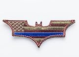 Police Thin Blue Line Batman Patch (OD Green)