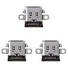 Wsikafxn 3X 充電ポートタイプ-C充電器ソケットコネクタ交換用修理部品 NS 2017コンソール用