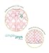 Simple Joys by Carter's Baby Girls' 3-Pack Cotton Sleeveless Sleepbag, Pink Hearts/Turquoise Green Elephants/White Flowers, 6-9 Months