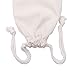 Augbunny 100% Cotton Canvas Favor Bag Pouch With Drawstring 6-pack (Small, White)