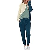 ETCYY NEW Lounge Sets for Women Two Piece Outfits Sweatsuits Sets Long Pant Loungewear Workout Athletic Tracksuits