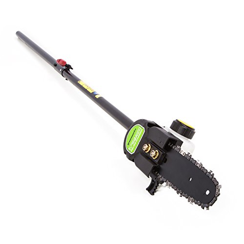 Greenworks 3' Pole Saw Attachment for String Trimmer PSA81,Black/Green