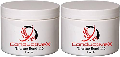 Thermally Conductive Electrically Insulating Low Thermal Expansion Adhesive Epoxy Adhesive, Thermo-Bond 110, 50gm kit(s)