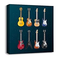 Canvas Wall Art Cartoon Picture Canvas Prints Home Artwork Decoration for Kids Bedroom Bathroom - 12x12 inches