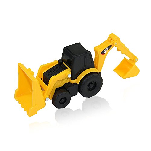 4 Caterpillar+Construction+Bulldozer+Excavator+Free+Wheeling