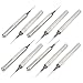 uxcell 10pcs 0.3mm Tip Spiral Flute Tungsten Carbide Micro PCB Drill Bits