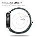 Fintie Band for Galaxy Watch 42mm & Galaxy Watch Active & Gear Sport & Gear S2 Classic, 20mm Quick Release Nylon Sport Loop Smartwatch Replacement Strap Bands with Adjustable Closure - Storm Gray