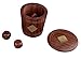 Wooden Dice Shaker Dice Cup for Family Includes 5 Wooden Dice