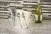 InterDesign Clarity Cutlery Flatware Caddy, Silverware, Utensil, and Napkin Holder - Clear