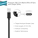 Micro USB Cable, Cambond 10FT Double-Sided Reversible A Male to Micro B Sync and Charging Cable Braided, Using for Micro USB Connecting Devices(Black)