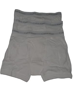 Calvin Klein Men's Boxer Brief, Small 28/30, White, (Pack of 3)