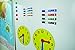 EXPO Magnetic Dry Erase Markers with Eraser, Fine Tip, Low Odor Ink, 4 Count, 4 Assorted Colors: Black, Red, Blue, Green