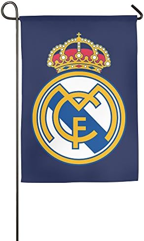 Real Madrid CF Football Club Decorative Garden Flag Outdoor