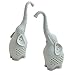 2pc Silicone Tea Infuser Creative Elephant Tea Strainer (Grey)