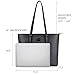 ZYSUN Laptop Tote Bag,15.6 in Large Capacity PU Leather Multi-Pockets Ease Zipper Work Shoulder Bag for Women