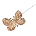 Reizteko Winged Butterfly Crystal Rhinestones Brooch Pin (Yellow Blue Purple)