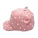 Dot Partten Baby Caps Summer Girl Boys Sun Hat With Ear Spring Summer Newborn Photography Props (Pink),One Size