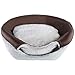Hollypet Coral Velvet Self-Warming 2 in 1 Foldable Cave House Shape Nest Pet Sleeping Bed, Gray