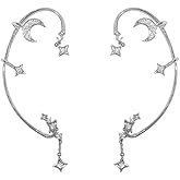 2PCS Women's Clip-On Earrings Hook Without Pierced