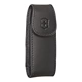 Victorinox Swiss Army Leather Clip Pouch - Black