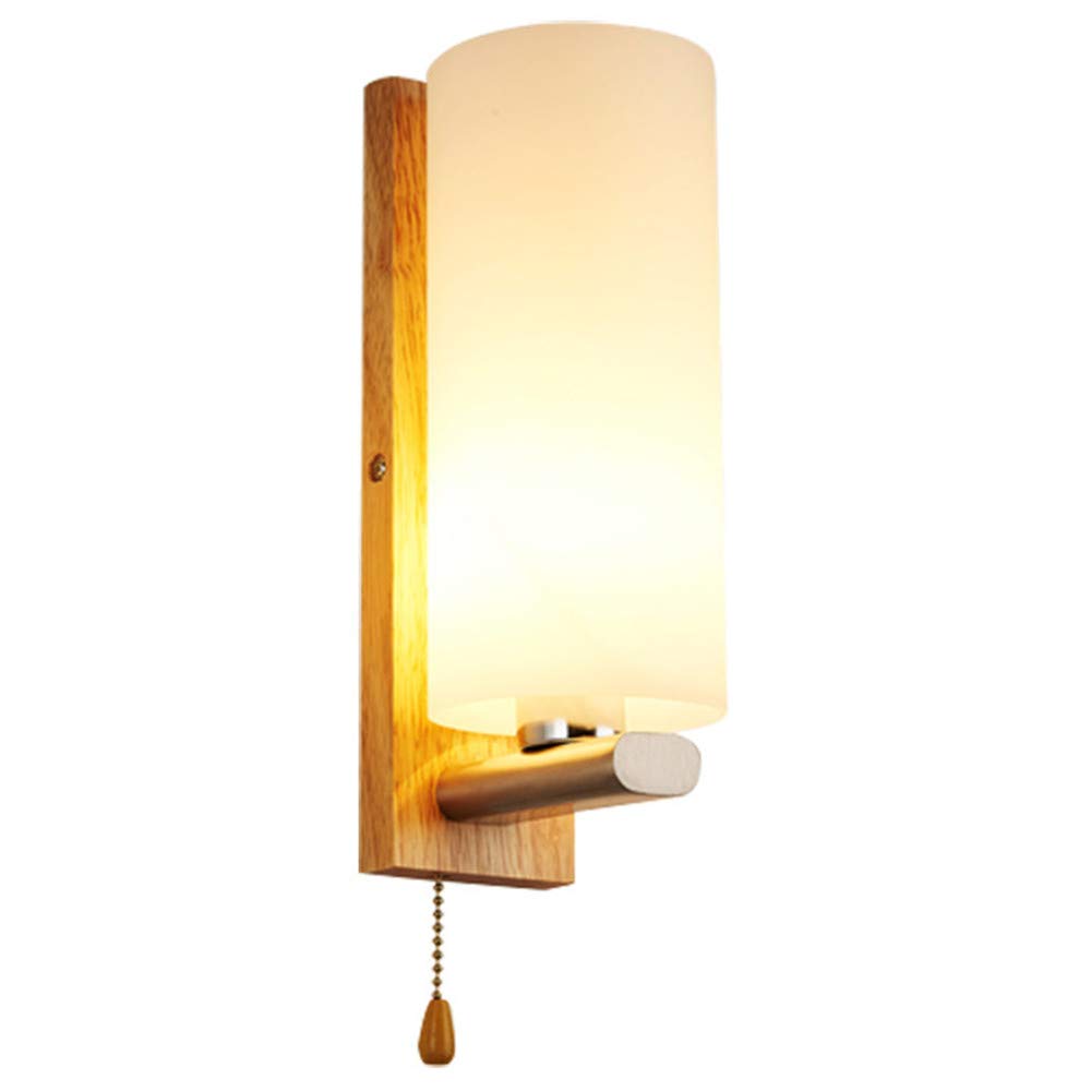 Wohnzimmerlampe, Schlafzimmerlampe, Holz, Gold-Farben Amkoc Modern