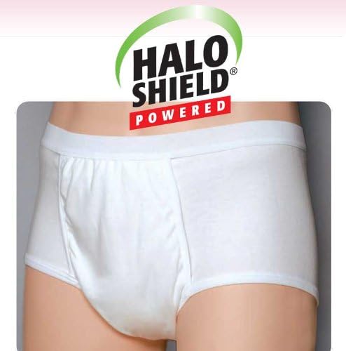 CareFor Men's Incontinence Underwear Briefs, Washable & Reusable Size Medium