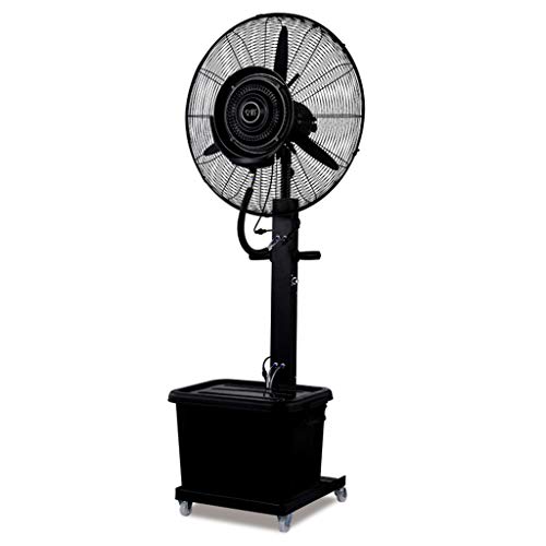 INDYAH Fans,High Velocity Fanelectric Standing Fan, Heavy Duty 3 Speed Floor Standing Cooling Fan Ideal for the Gym Hydroponic, Industrial Humidifying Misting Fan