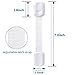 Adoric Baby Safety Locks, Child Proof Cabinets, Drawers, Appliances, Toilet Seat, Fridge and Oven , Tools or Drilling, Uses Adhesive with Adjustable Strap and Latch System 6 Pack (White)
