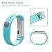 AK for 301 Fitbit Alta Bands, Replacement with Metal Clasp, Small, Teal