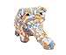 EXPAWLORER Cotton Dental Teaser Puppy Pet Chew Rope Toys for Small Dog Biting 11-inch,Assorted Color Elephant