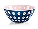 Guzzini Le Murrine Mediterranean Blue and Pink 9.8 Inch Bowl