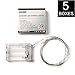 RTGS Products Cold White Colored LED Lights Indoor and Outdoor String Lights, Fairy Lights Battery Powered for Patio, Bedroom, Holiday Decor, etc (Cold White Color 20 LEDs 7.5 FEET 5 Sets)