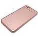 iPhone 6S 6 Battery Case 3800mAh, Rechargeable External Battery Extended Power Charger Protective Charging Case for iPhone 6 6S 4.7 inch Portable Power Bank Cover Backup Juice Bank - Rose Gold