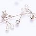 Yean Wedding Hair Vine Long Bridal Headband Hair Accessories for Bride and Bridesmaid (100cm / 39.3inches) (Rose Gold)