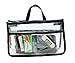 Q Girl Cosmetic Purse Make-up Organizer | Clear PVC w/Zippers