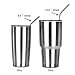 Stainless Steel Straws, Reusable Metal Straws, Yeti Straws, ECO Friendly, Set of 4, Brush and Pouch Included