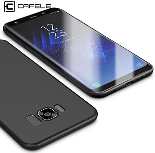 Galaxy S8 Case, CAFELE Ultra Thin Slim Cover TPU Case For Samsung Galaxy S8 New (Black)