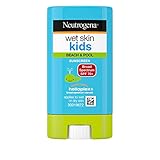 Neutrogena Wet Skin Kids Water Resistant Sunscreen Stick for Face and Body, Broad Spectrum SPF 70, 0.47 oz