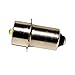HQRP High Power Upgrade Bulb 3W LED 180LM 6-24V for Ryobi Ridgid 7811502 / Lowe Kobalt 18v Ni-Cad Flashlight Plus Coaster