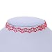 YAZILIND Red Vintage Stretch Gothic Tattoo Henna Choker Hippy Necklace Elastic 80s 90s