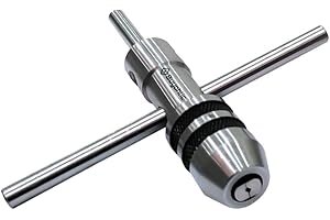 AD INTERNATIONAL A.D. International Spindle Pilot Tap Wrench Tap, Thread, Drill Press, Lathe Tool (3/32'' to 1/4")(2.38 to 6.35 mm)