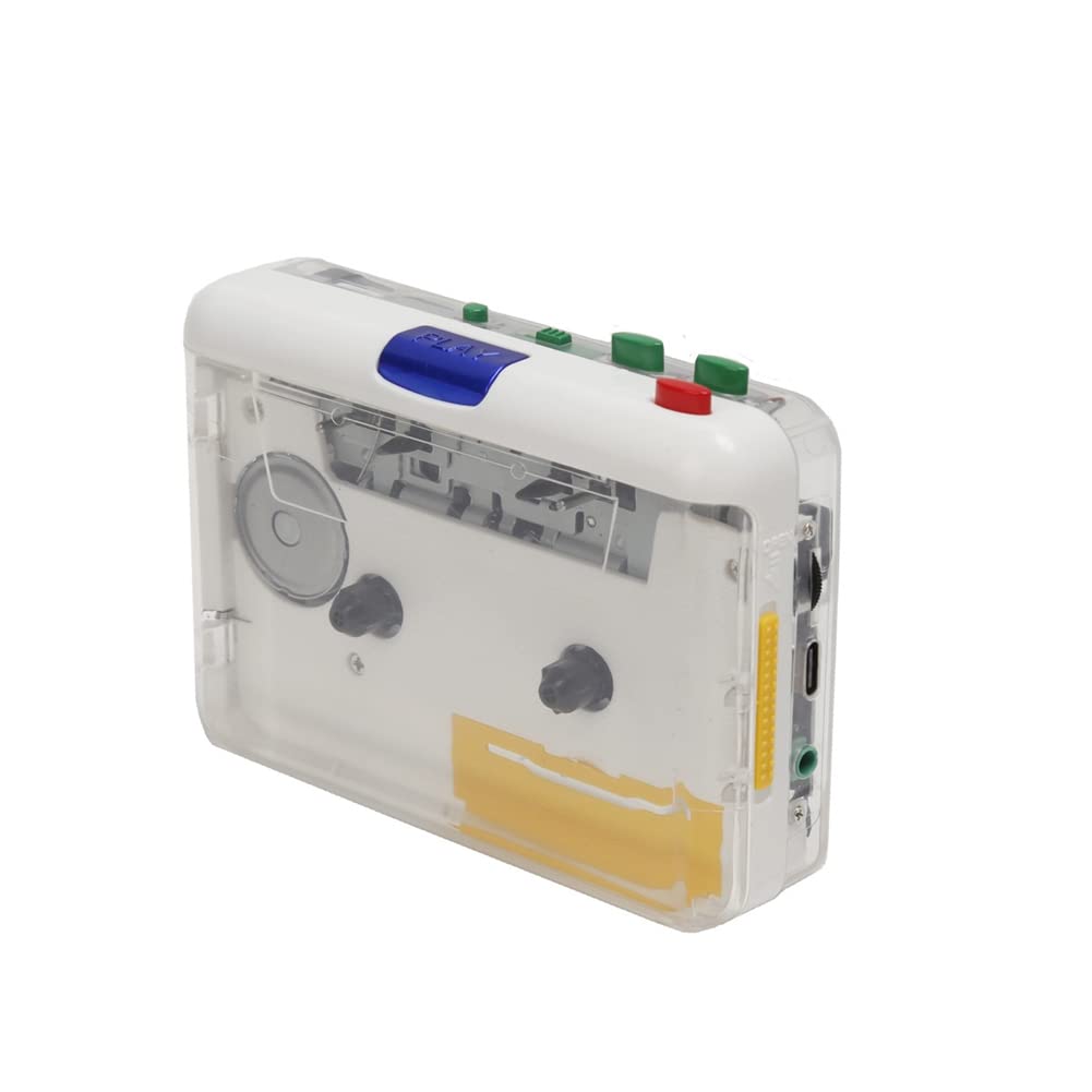 Hopbucan Multi Cassette Player MP3/CD Audio Auto Reverse USB Cassette Tape Player Built in Mic Cassette Mp3