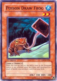 Yu-Gi-Oh! - Poison Draw Frog (CRV-EN028) - Cybernetic Revolution - 1st Edition - Common