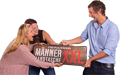 KALEA Männerhandtasche XXL, 12 Biere von Privatbrauereien aus Deutschland, Geschenk zum Geburtstag und für alle Männer… – Bild 5