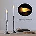 Cozeyat 6pcs Battery Operated Warm White Flameless Taper Candles, Flickering LED Taper Candles with Timer for Christmas, Wedding, Candelabra, Sconces, Chandelier, Menorah ( Battery not included )