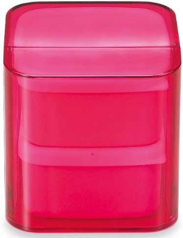 Masakazu stylish lunch box unit BENTO cube clear pink band with two-stage (japan import)