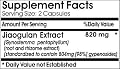 Jiaogulan Standardized Extract 820mg * 180 Capsules 100 % Natural - by EarhNaturalSupplements