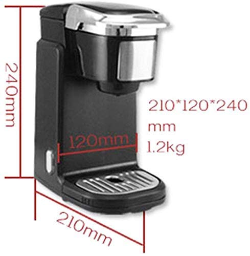 Allamp Mini amerikanische Kapsel Kaffeemaschine Haushalt Tea Brewer Tee Milch Kessel Kapsel Kaffeemaschine 800W – Bild 7
